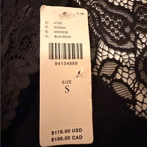 Anthropologie Black Lace and Velvet Midi Dress - Picture 10 of 10